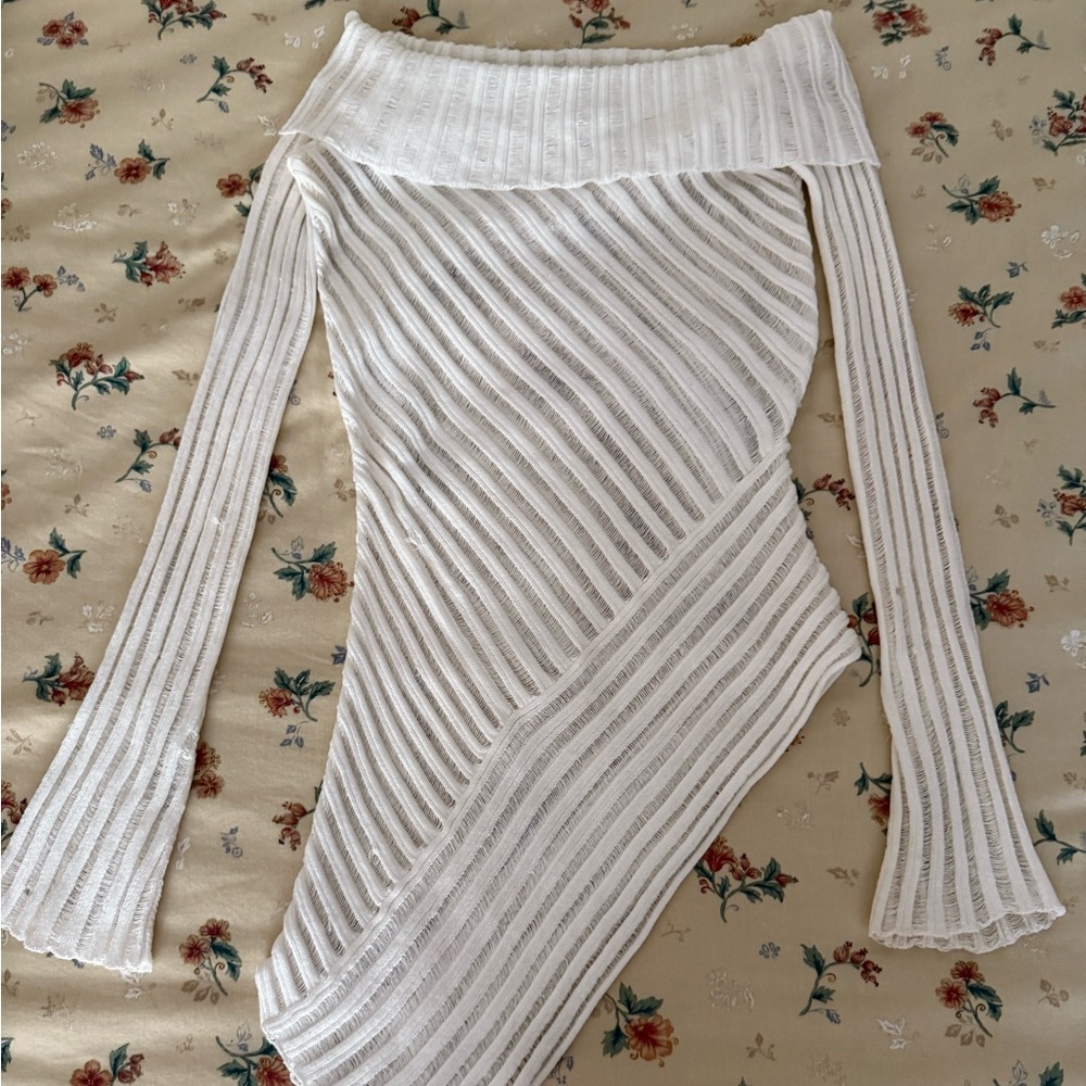 Princess Polly asymmetrical off the shoulder top